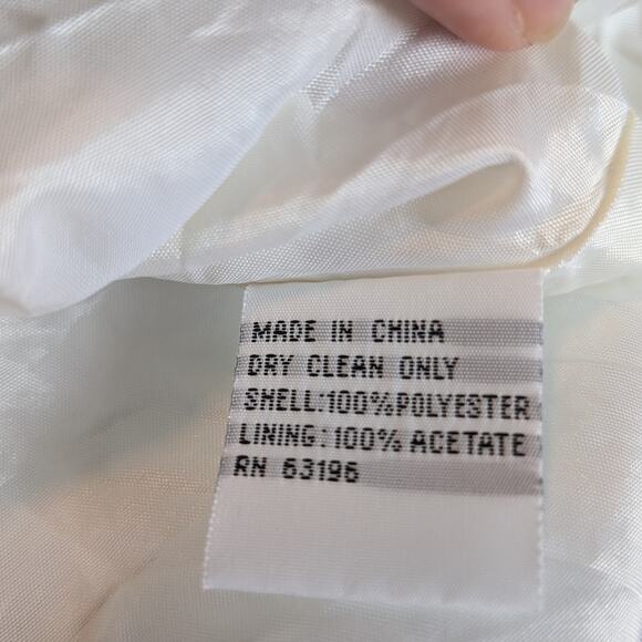 Talbots Blue and White Pleated Midi Dress for Prom - Picture 4 of 5